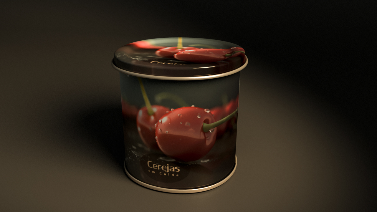 Cherry Can - 3d for Advertising