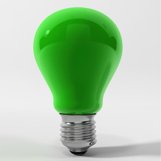 Green Lamp 3D