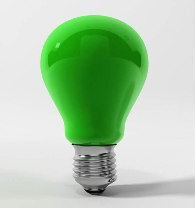 Green Lamp 3D