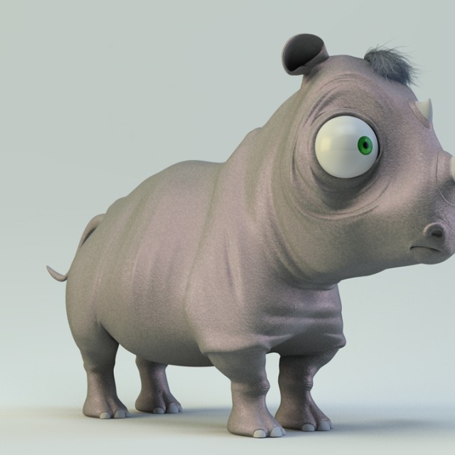 Rinonino 3D Character - Baby Rhino