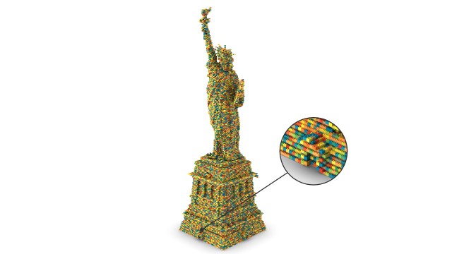 Statue of Liberty in Lego